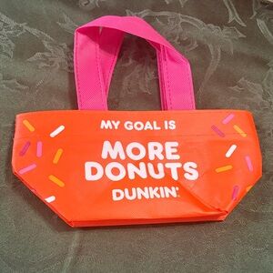 Dunkin' Donuts Orange Mini Tote Bag